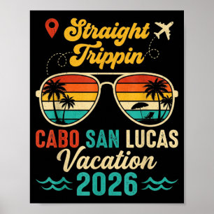 Rechtuit trippen cabo san lucas 2026 gezinszomer poster