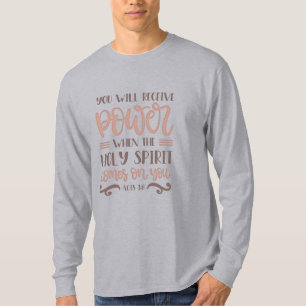 Rechtvaardig Handelen Liefdevol Barmhartig Wandele T-shirt