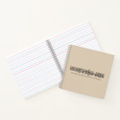 Rechtvaardige Daden Aanvaard – Arabische Calligrap Notitieboek (Binnen)