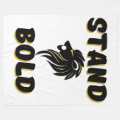 Rechtvaardige staan vet als leeuwen fleece deken (Voorkant (Horizontaal))