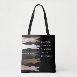 Rechtvaardigheid ergens bedreigt rechtvaardigheid  tote bag