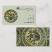 Rechtvaardigheid (fresco in het Vaticaan) door Rap Visitekaartje (Voorkant / Achterkant)