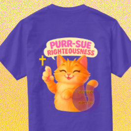 Rechtvaardigheid najagen - Christelijk T-shirt