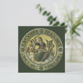 Rechtvaardigheid van Raphael Sanzio, Afstuderen va Kaart (Staand voorkant)