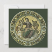 Rechtvaardigheid van Raphael Sanzio, Afstuderen va Kaart (Voorkant)