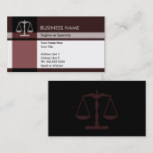 rechtvaardigheid visitekaartje (Voorkant / Achterkant)