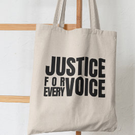 Rechtvaardigheid Voor Iedere Stem Empowerment Soci Tote Bag