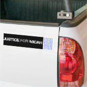 RECHTVAARDIGHEID VOOR MICAH BUMPERSTICKER (Op Truck)