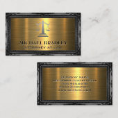 Rechtvaardigheid Weegschaal | Antieke Lijst | Goud Visitekaartje (Voorkant / Achterkant)