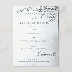 Rechtvaardiging van de Rechten van Woman Briefkaart