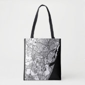 Recife Brazil City Map Tote Bag (Voorkant)