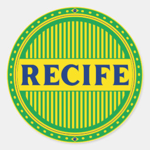 Recife City Pride Pride – Braziliaanse identiteit Ronde Sticker