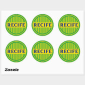 Recife City Pride Pride – Braziliaanse identiteit Ronde Sticker (Vel)