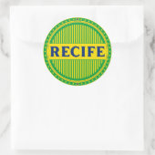 Recife City Pride Pride – Braziliaanse identiteit Ronde Sticker (Tas)