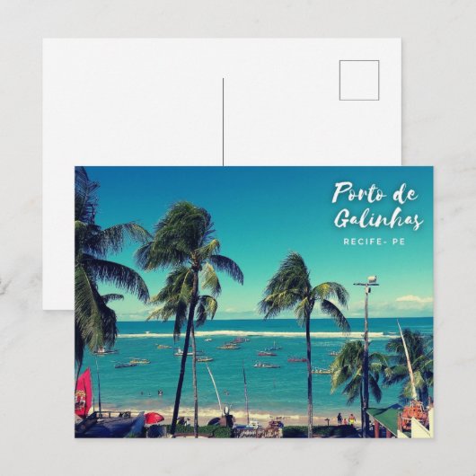 REcife - Porto De Galinhas Briefkaart (Voorkant / Achterkant)
