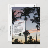 Recipe anananas Cookies Briefkaart (Voorkant / Achterkant)