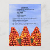 Recipe Apple Cake Recipe Briefkaart (Voorkant)