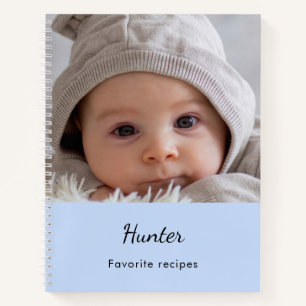 Recipe babyboy food maaltijd foto blauw notitieboek