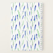 Recipe Book (14 x 21,6cm) - Lavender Pattern Notitieboek (Achterkant)
