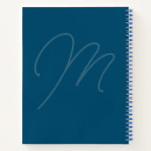 Recipe Book Blue Notitieboek (Achterkant)