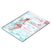 Recipe Book Retro Kitchen Baking and Cooking Notitieboek (Linkerzijde)