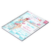 Recipe Book Retro Kitchen Baking and Cooking Notitieboek (Linkerzijde)