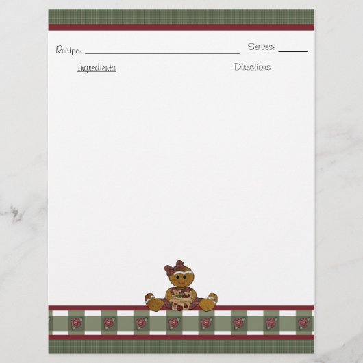 Recipe Book Stationery (Voorkant)