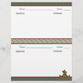 Recipe Book Stationery II