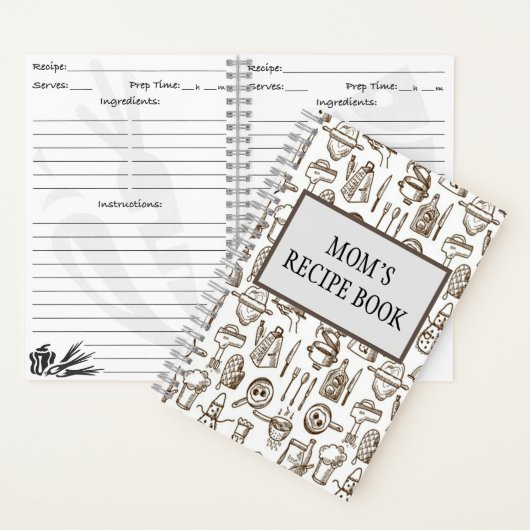 Recipe Book van mama Notitieboek (Binnen)