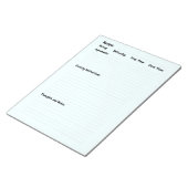 Recipe Book voor Uw Familie gemaakt door U Notitieblok (Schuin)