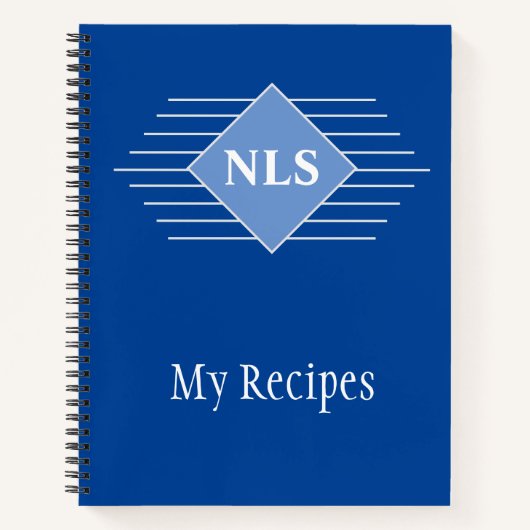 Recipe Book with Owner's Initialen Notitieboek (Voorkant)