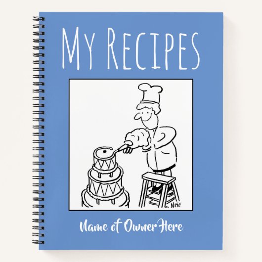 Recipe Book with Owner's Name Notitieboek (Voorkant)