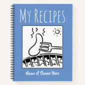 Recipe Book with Owner's Name Notitieboek (Voorkant)