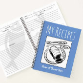 Recipe Book with Owner's Name Notitieboek