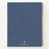 Recipe Books Waterverf Blue Crab Pattern Notitieboek (Achterkant)