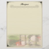 Recipe briefhoofd met meetconversie (Voorkant)