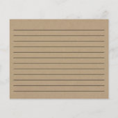 Recipe card vrijgezellenfeest trouwe trouwdouche (Achterkant)