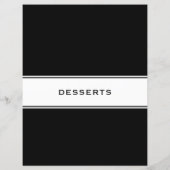 Recipe Cookbook Chapter Divider | Desserts (Achterkant)
