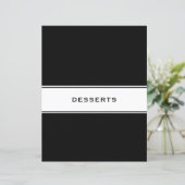 Recipe Cookbook Chapter Divider | Desserts (Staand voorkant)