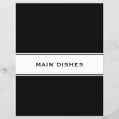 Recipe Cookbook Chapter Divider | Hoofddeksels (Achterkant)