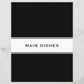 Recipe Cookbook Chapter Divider | Hoofddeksels (Voorkant)