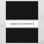 Recipe Cookbook Chapter Divider | Koekjes en koekj (Achterkant)