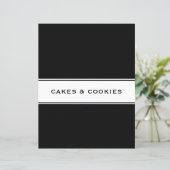 Recipe Cookbook Chapter Divider | Koekjes en koekj (Staand voorkant)