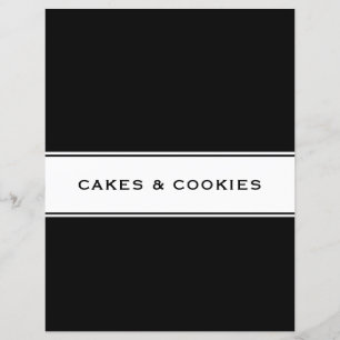 Recipe Cookbook Chapter Divider   Koekjes en koekj
