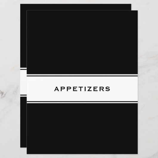 Recipe Cookbook Chapter Divider | Verzoekers (Voorkant / Achterkant)