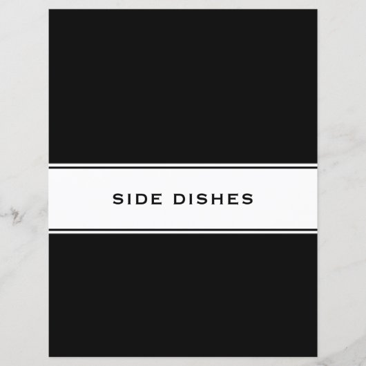 Recipe Cookbook Chapter Divider | Zijdevernis (Voorkant)