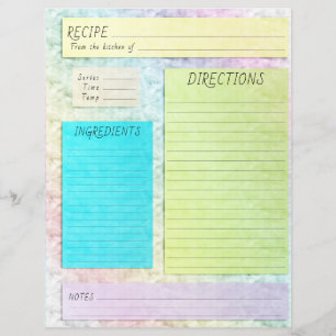 Recipe Cookbook Tussenvoegsel pasta
