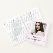 Recipe Cute Heart Calligraphy Photo Notitieboek (Binnen)
