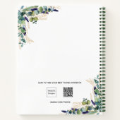 Recipe eucalyptus greenery Gold foto elegant Notitieboek (Achterkant)