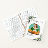 Recipe eucalyptus greenery Gold foto grootmoeder Notitieboek (Binnen)